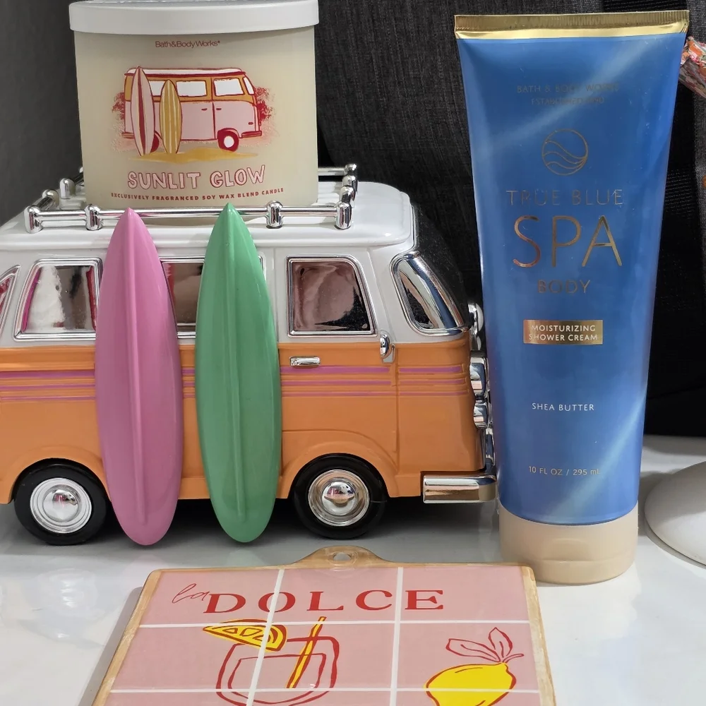 Bath & Body Works True Blue Spa Moisturizing Shea Shower Cream 10oz NEW RARE